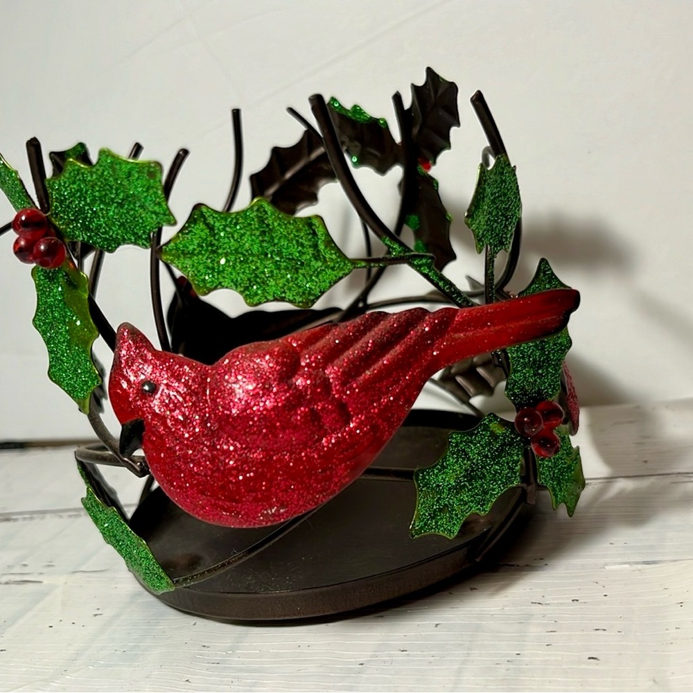 Cardinal candle holder for 6” Jar Candle